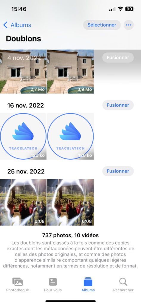 Supprimer les photos en doublon sur votre iPhone