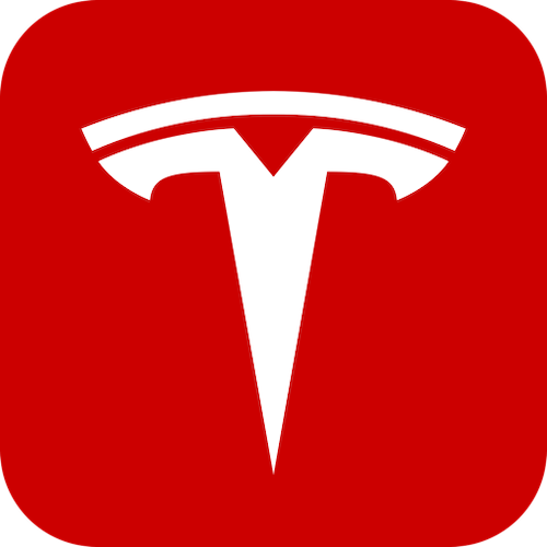 icône de l'app IOS ou Android Tesla